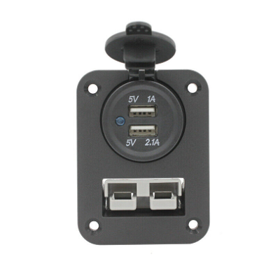 Anderson tipo kabelio jungtis 50A su dvigubu USB lizdu